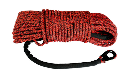 Carbon Offroad Dual Layer Braided Sheath High Mount Winch Rope Upgrade Kit | 11mm x 40m - Winch Rope/Cable