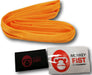 Carbon Offroad Monkey Fist Rope Sheath | 4 Colours - Angry Orange - Winch Rope/Cable