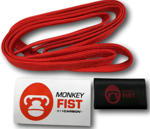 Carbon Offroad Monkey Fist Rope Sheath | 4 Colours - Vibrant Red - Winch Rope/Cable