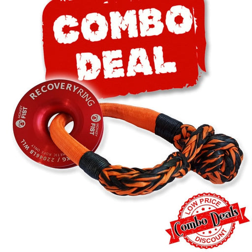 Carbon Offroad Recovery Ring and Soft Shackle bundle - Recovery Gear Bundles