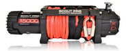 Carbon Offroad Scout Pro 15K 15000lb Winch and Recovery Bundle Kit - Electric Winch