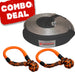 Carbon Offroad Snatch Strap and 2-Piece Soft Shackles Bundle - Recovery Gear Bundles
