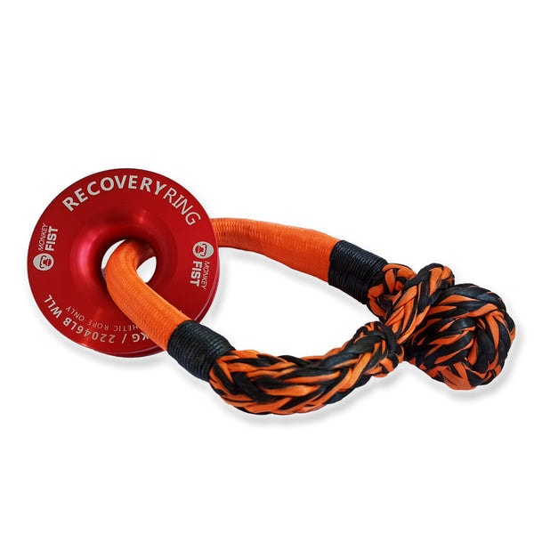 Carbon Offroad Tree Trunk Protector Soft Shackles and Recovery Ring Bundle - Recovery Gear Bundles