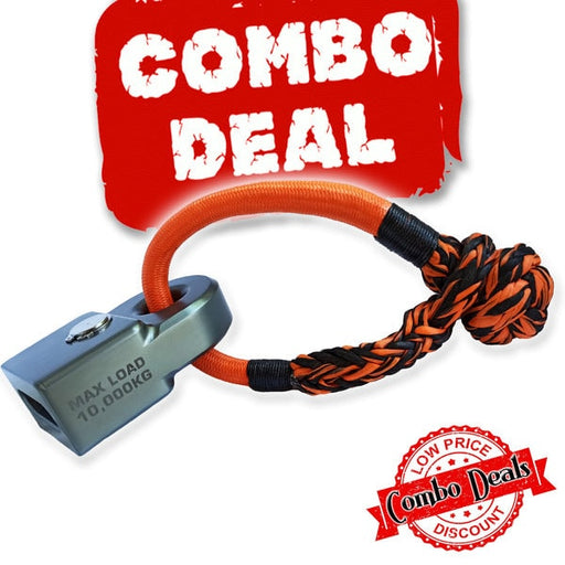 Carbon Offroad Winch Rope Thimble and Soft Shackle Bundle - Recovery Gear Bundles