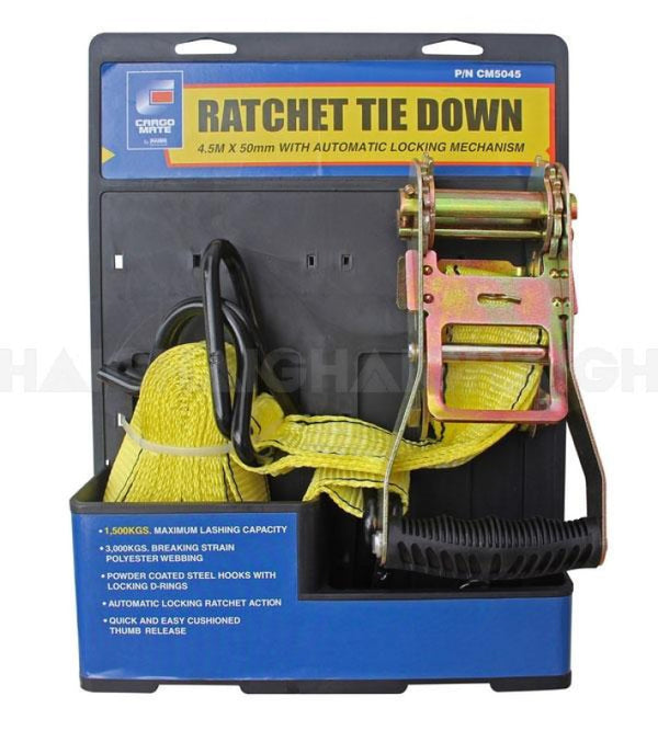 Cargo Mate HD Ratchet Tie Down │ CM5045 - Tie Down Straps