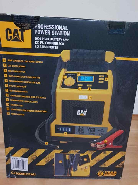 CAT Power Station 3-in-1 Jump Starter Air Compressor & Power Supply - Power Solution