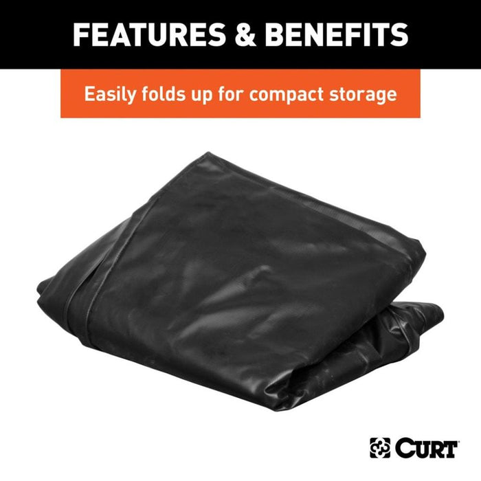 CURT Weather-Resistant Vinyl Cargo Bag (142cm x 56cm x 53cm) - Storage Box