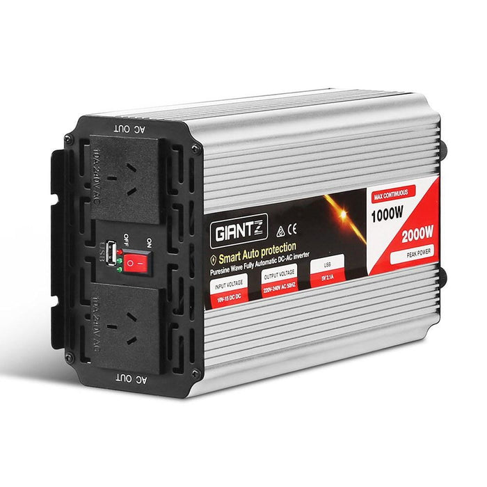 Giantz 1000W Puresine Wave DC-AC Power Inverter - Inverter