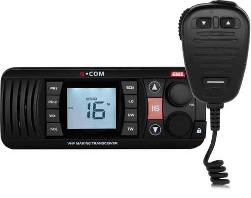 GME 25/1 Watt VHF Marine Radio | Black - Fixed Mount Marine Radio