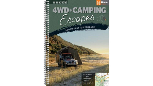 Hema 4WD + Camping Escapes South East Queensland Travel Book (1st Edition) - Books