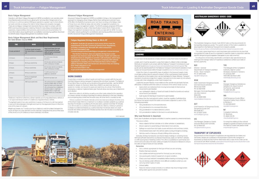 Hema Australia Truckies Atlas Travel Book (7th Edition) - Books