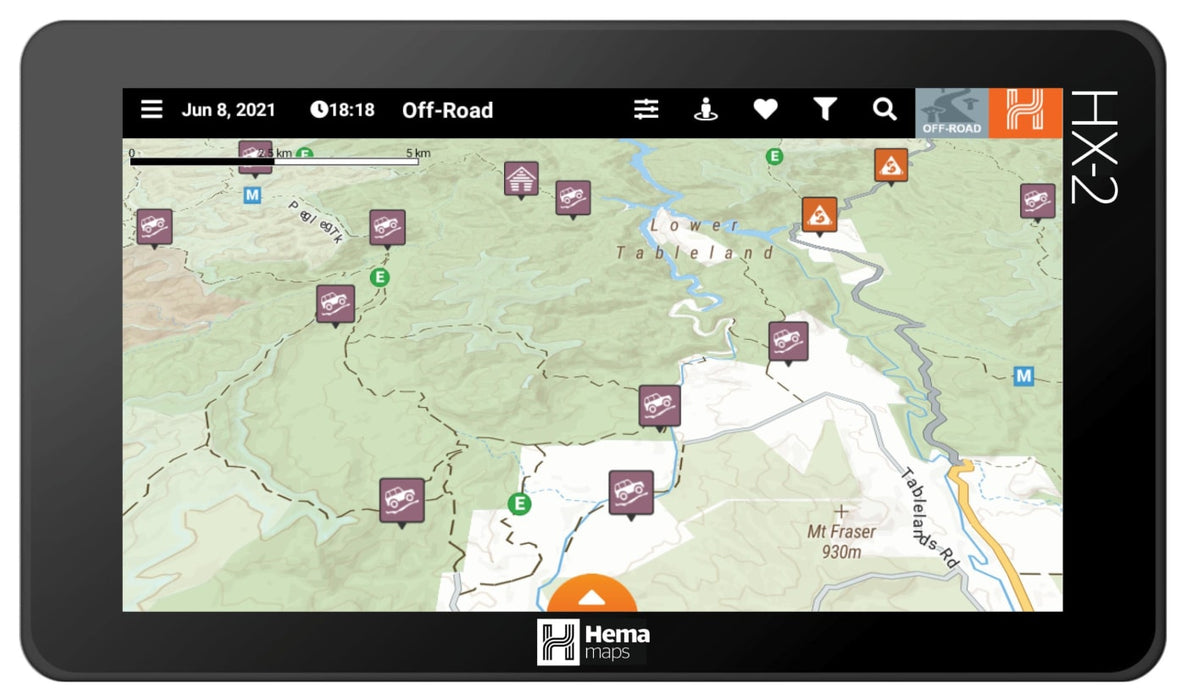 Hema HX-2 Off-Road/On-Road Navigator GPS - GPS