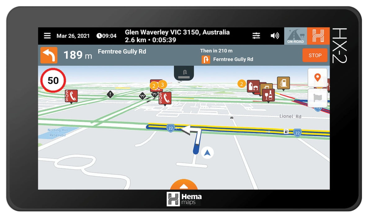Hema HX-2 Off-Road/On-Road Navigator GPS - GPS