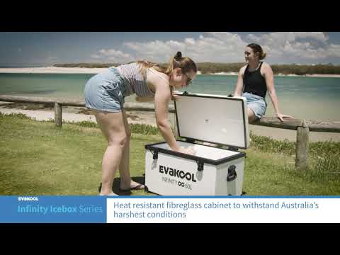 EvaKool 65L Infinity Fibreglass Cooler Icebox | E065