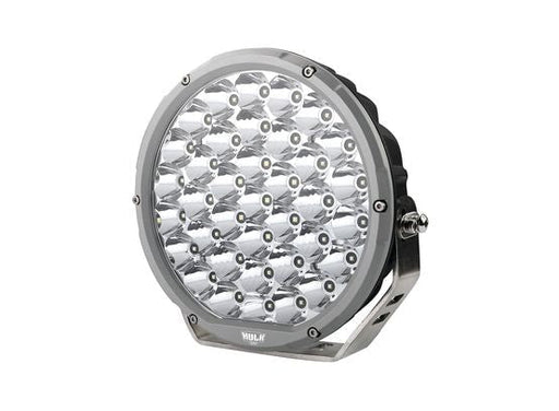 Hulk 9 Round LED Driving Lamp | Silver Bezel - Driving Lights