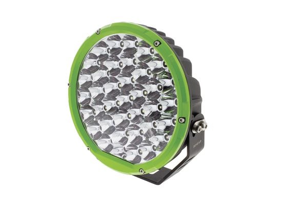 Hulk 9 LED Driving Lamp | Black /Green Bezel - Driving Lights