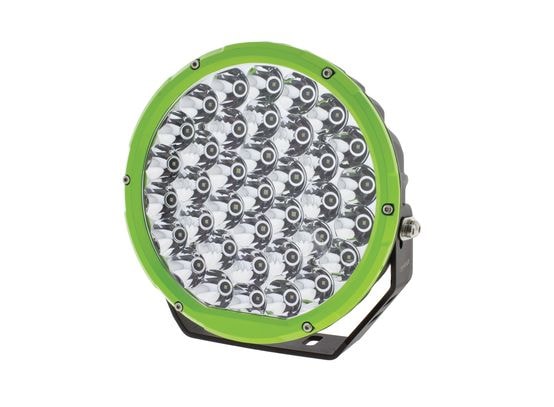Hulk 9 LED Driving Lamp | Black /Green Bezel - Driving Lights