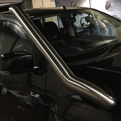 Meredith Stainless Steel Snorkel Kit to suit Isuzu MU-X (2013- 2020 Pre Facelift) - Long Entry Polished - Snorkels