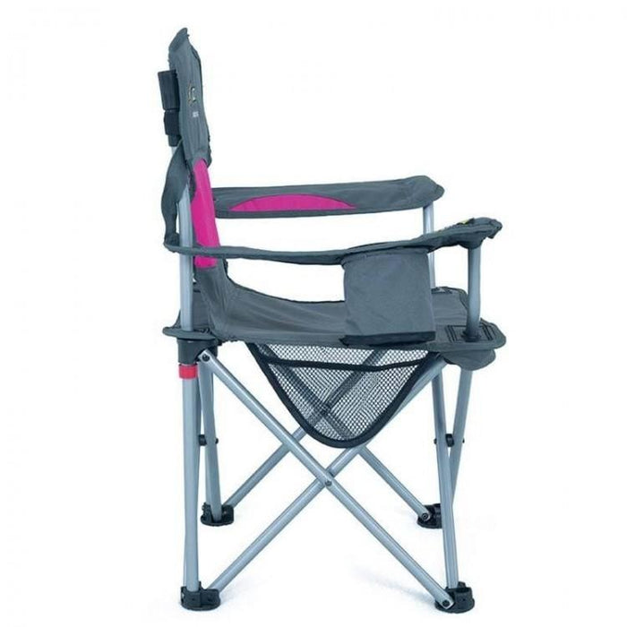 OZtrail Junior Deluxe Arm Chair | Pink - Camping Accessories