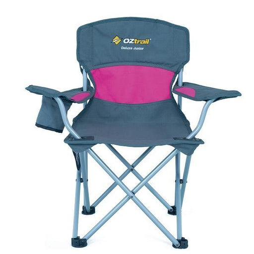 OZtrail Junior Deluxe Arm Chair | Pink - Camping Accessories