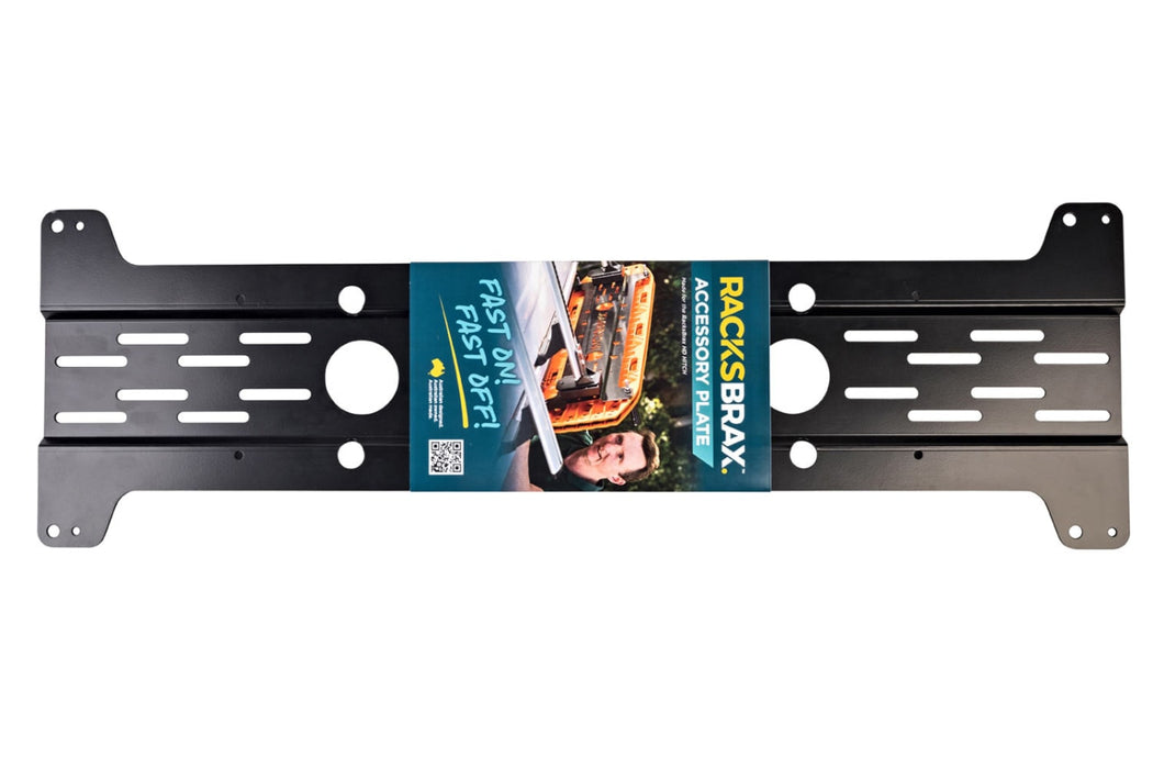 RacksBrax HD Accessory Plate for MaxTrax and TRED Recovery Boards - BLACK (8174) - Brackets