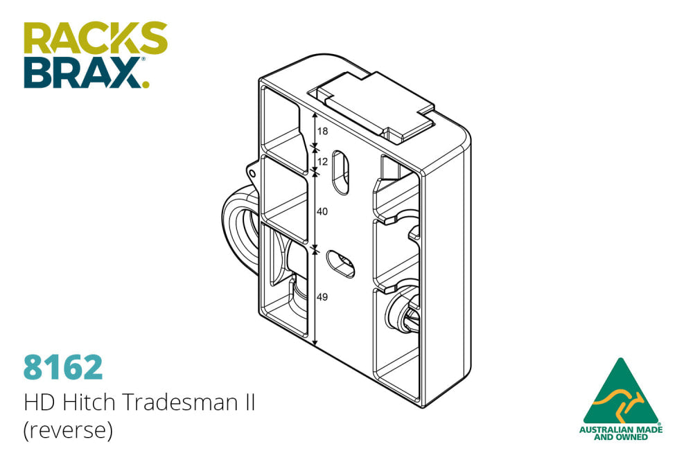 RacksBrax HD Hitch Tradesman Ii - Brackets