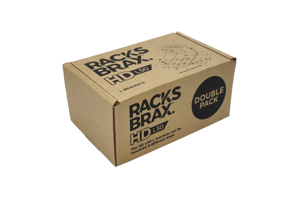 RacksBrax HD L Brackets - DOUBLE (8300) - Brackets