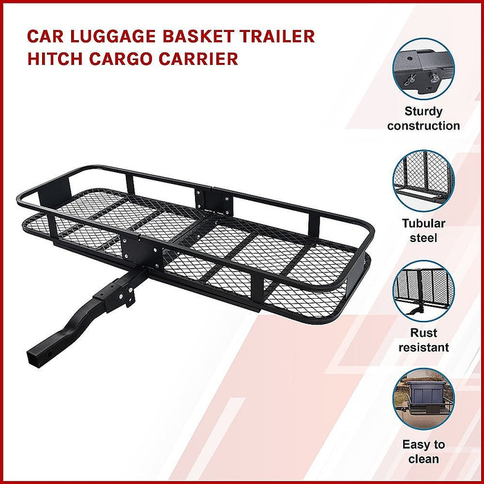 Randy & Travis Basket Trailer Hitch Cargo Carrier - Storage