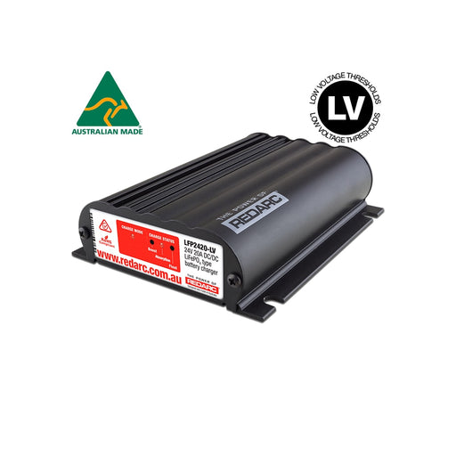 Redarc 24V 20Amp In-Vehicle DC-DC Lithium Battery Charger | Low Voltage - Battery Charger