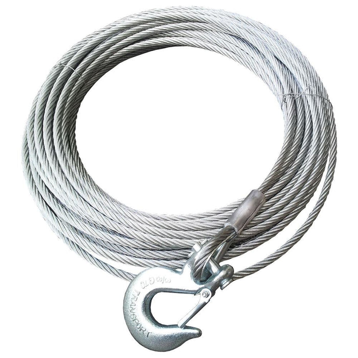Runva Aircraft Grade Steel Winch Cable | 9.2mm x 26.5m - Recovery Gear