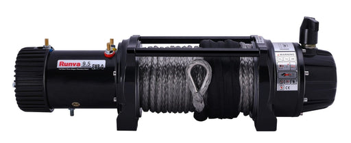 Runva EWB9500-Q Premium 12/24V Winch with Synthetic Rope - Electric Winch