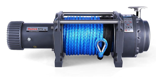 Runva EWN17500 12V/24V Winch with Synthetic Rope - Electric Winch