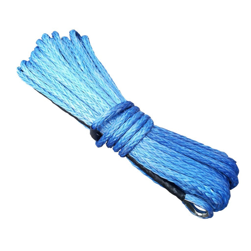 Runva Synthetic ATV/Compact Winch Rope | 15M x 5MM (BLUE) - Winch Accessories