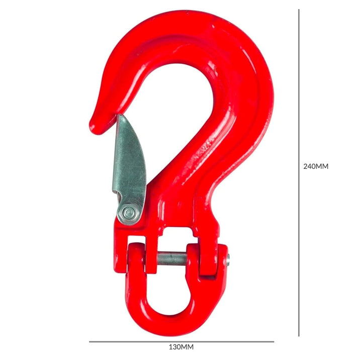 Runva Winch Large Red Recovery Hook | 5T - Winch Hooks