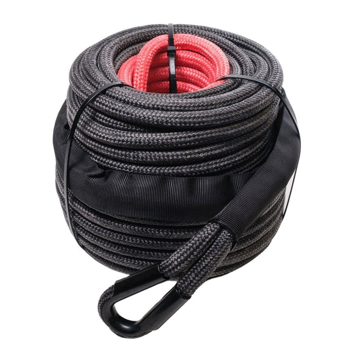 Saber Offroad 30M SaberPro Double Braided Winch Rope | Black - Winch Rope/Cable