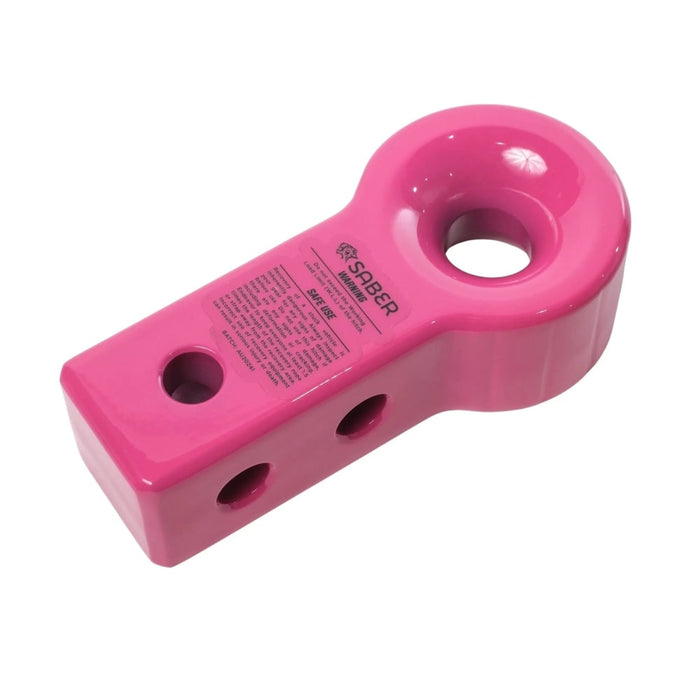Saber Offroad Alloy Recovery Hitch - Pink Prismatic - Recovery Gear