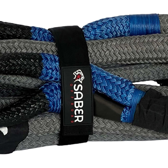 Saber Offroad Heavy Duty Kinetic Recovery Rope | 16T x 9M - Winch Rope/Cable