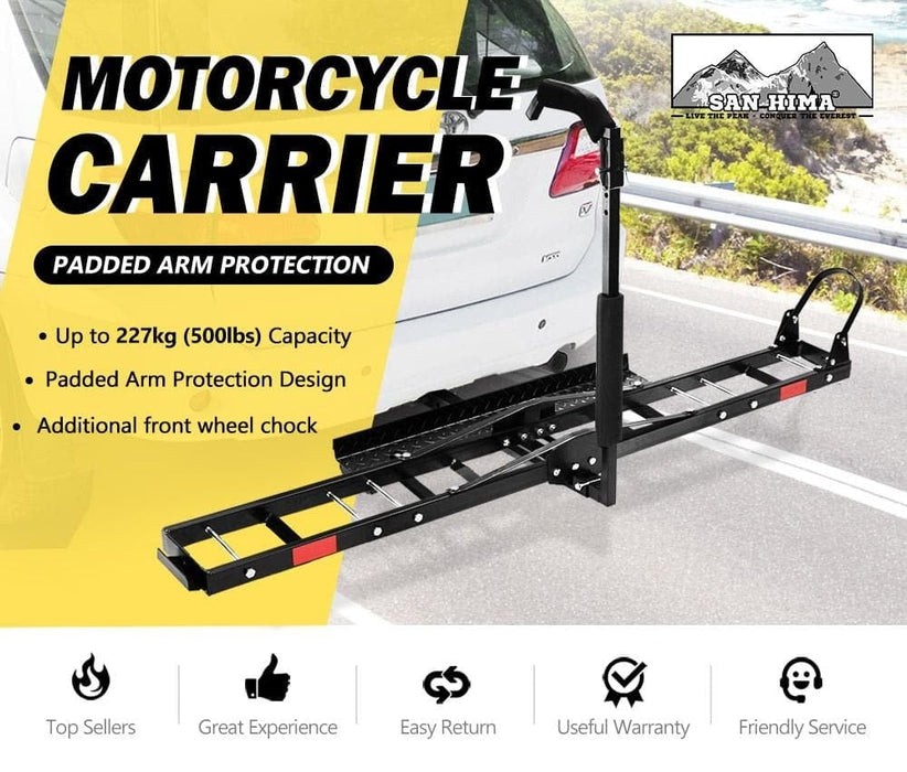 San Hima Motorcycle Motorbike Carrier Rack 2 Towbar Arm Rack Bike - Motorcycle Carrier